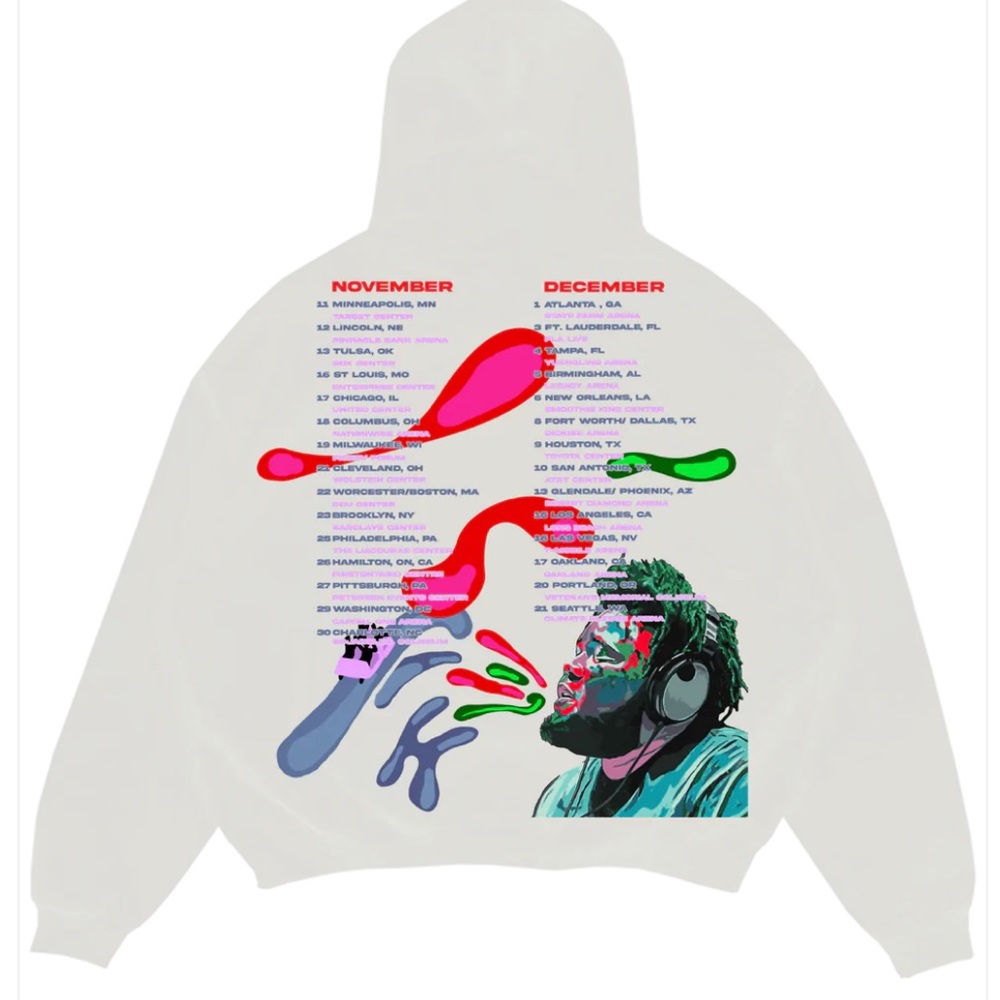 COPY - Rod Wave Beautiful Mind Tour Hoodie